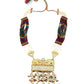 Elite Multicolor Rani Haar Necklace Set - Rajwada