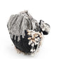 EMBELLISHED BLACK BATUA BAG - Rajwada