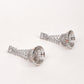 Embellished Silver-Plated Necklace With Earrings - Rajwada