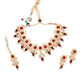 Ethnic Red & Gold Necklace - Rajwada