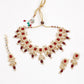 Ethnic Red & Gold Necklace - Rajwada