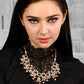 Ethnic Red & Gold Necklace - Rajwada