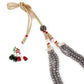 Exclusive Grey Beaded Long Haar Necklace Set - Rajwada