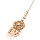 Exquisite 3 Piece Set of Necklace, Earrings and Maang Tikka - Rajwada