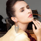 Exquisite Almond-Shaped Crystal Earrings - Rajwada