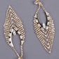 Exquisite Almond-Shaped Crystal Earrings - Rajwada