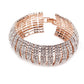 Exquisite artificial diamond-studded bracelet -gold - Rajwada