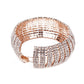 Exquisite artificial diamond-studded bracelet -gold - Rajwada