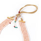 Exquisite peach Kundan work necklace set - Rajwada