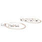 Exquisite Studded Drop-Hoop Earrings - Rajwada