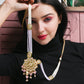 Exquisite White Floral  Necklace Set - Rajwada
