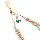 Exquisitly Crafted Gold Long Necklace Set - Rajwada
