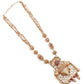 Exquisitly Crafted Gold Long Necklace Set - Rajwada