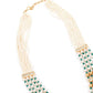 EXQUISITLY CRAFTED GOLD LONG NECKLACE SET - Rajwada