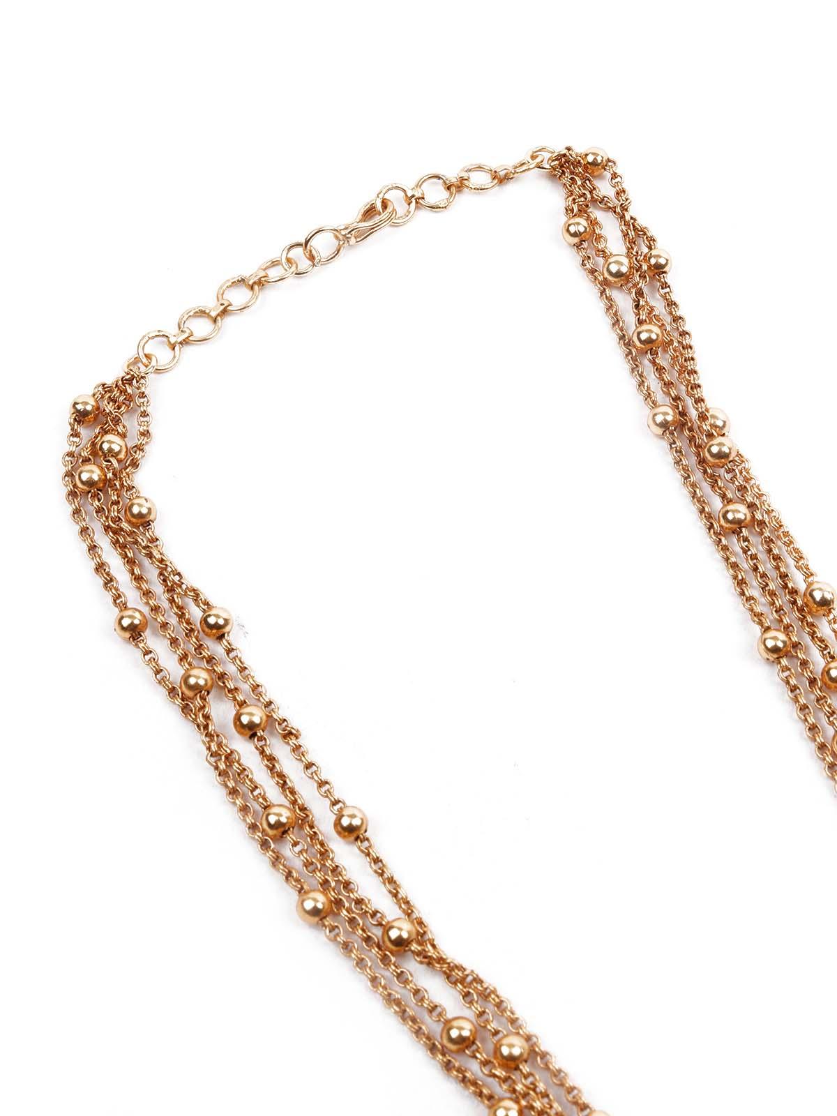 Exquisitly Crafted Gold Long Necklace Set - Rajwada