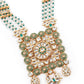 EXQUISITLY CRAFTED GOLD LONG NECKLACE SET - Rajwada