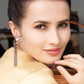 Eye Shaped Moti Tassel Dash Earrings - Rajwada