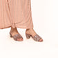 Rajwada Mauve Velvet Embellished Heels For Women
