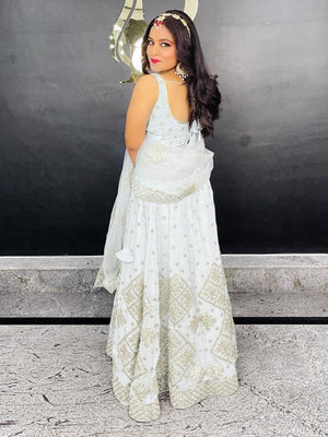 Faux Georgette Designer Lehenga Choli - Rajwada