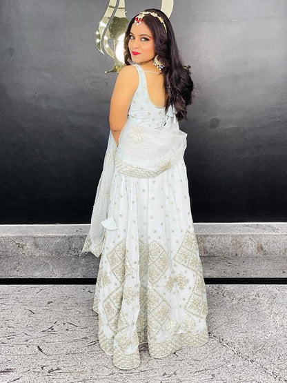 Faux Georgette Designer Lehenga Choli - Rajwada