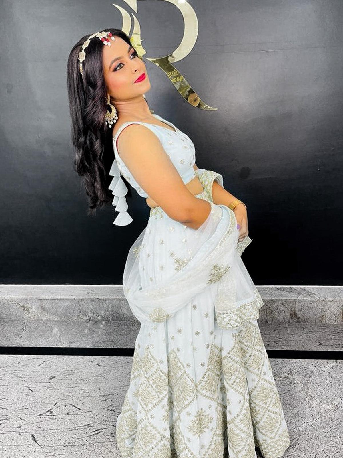 Faux Georgette Designer Lehenga Choli - Rajwada