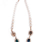 Faux pearl chic necklace embellished - Rajwada