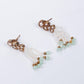 Floral kundan pearl choker with earrings - Rajwada