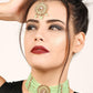 Florina Light Green Choker Necklace Set - Rajwada