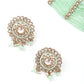 Florina Light Green Choker Necklace Set - Rajwada