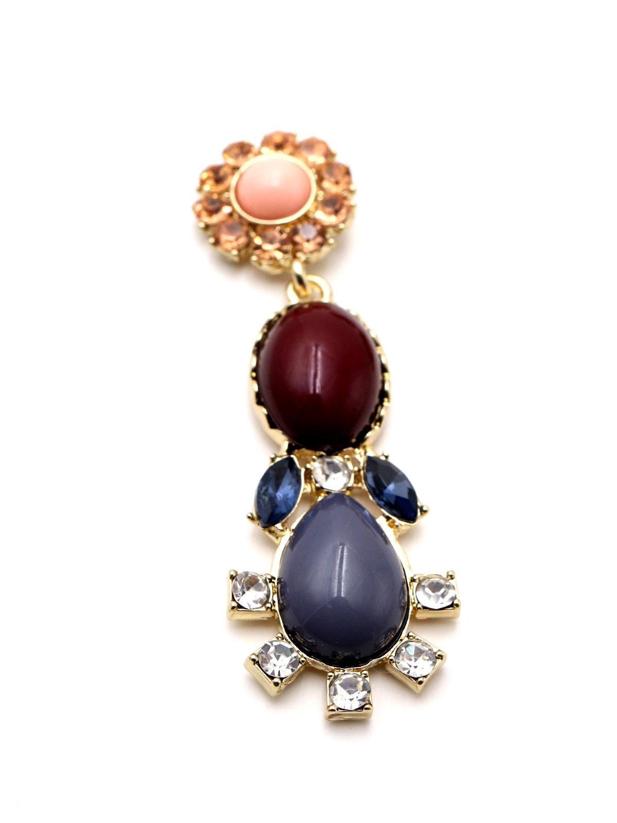Flower Vine Dangle Earrings - Rajwada