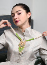 Fresh As Green Necklace Set - Rajwada
