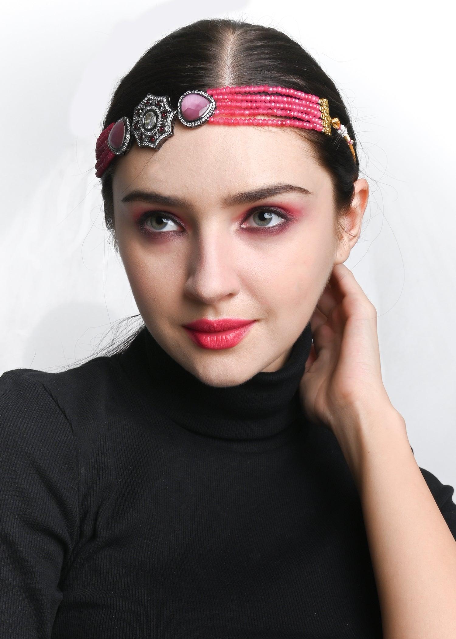Fresh Pink Necklace Set - Rajwada