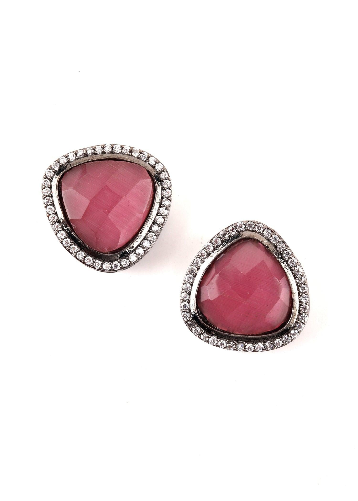 Fresh Pink Necklace Set - Rajwada