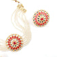 Glamorous White Pearl-kundan Choker Set! - Rajwada
