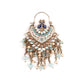 Gogeous statement green drop earrings - Rajwada