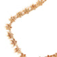 Gold and Pearl Coloured Rhinestone Necklace - Rajwada