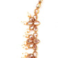 Gold and Pearl Coloured Rhinestone Necklace - Rajwada