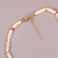 Gold and white layered necklace - Rajwada