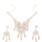 Gold Crystal Necklace Set - Rajwada
