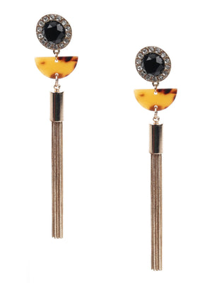 GOLD DANGLER EARRINGS - Rajwada