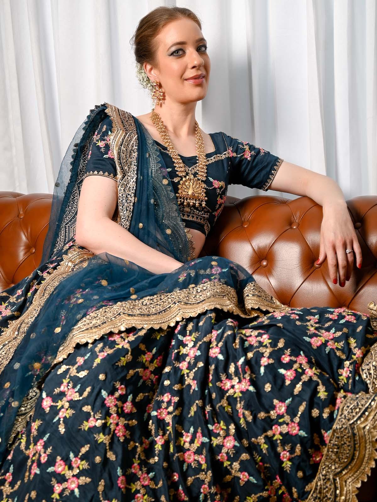Gold Ethnic Necklace - Rajwada