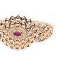 Gold studded bracelet for women - Rajwada