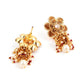 Gold Tone Floral Choker Set - Rajwada