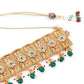 Gold Tone Green Mani Choker Set - Rajwada