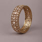 Gold-tone Kundan Polki finish Kada setÂ  - Rajwada