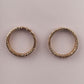 Gold-tone Kundan Polki finish Kada setÂ  - Rajwada