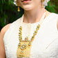 Gold Tone-Pearl Queen Necklace Set! - Rajwada