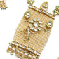 Gold Tone-Pearl Queen Necklace Set! - Rajwada