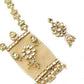 Gold Tone-Pearl Queen Necklace Set! - Rajwada
