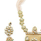 Gold Tone-Pearl Queen Necklace Set! - Rajwada